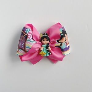 Hair bow, Jazmine bow, Girl hair bow